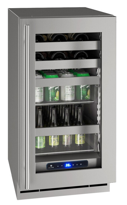 U-Line® 18" Stainless Steel Beverage Center