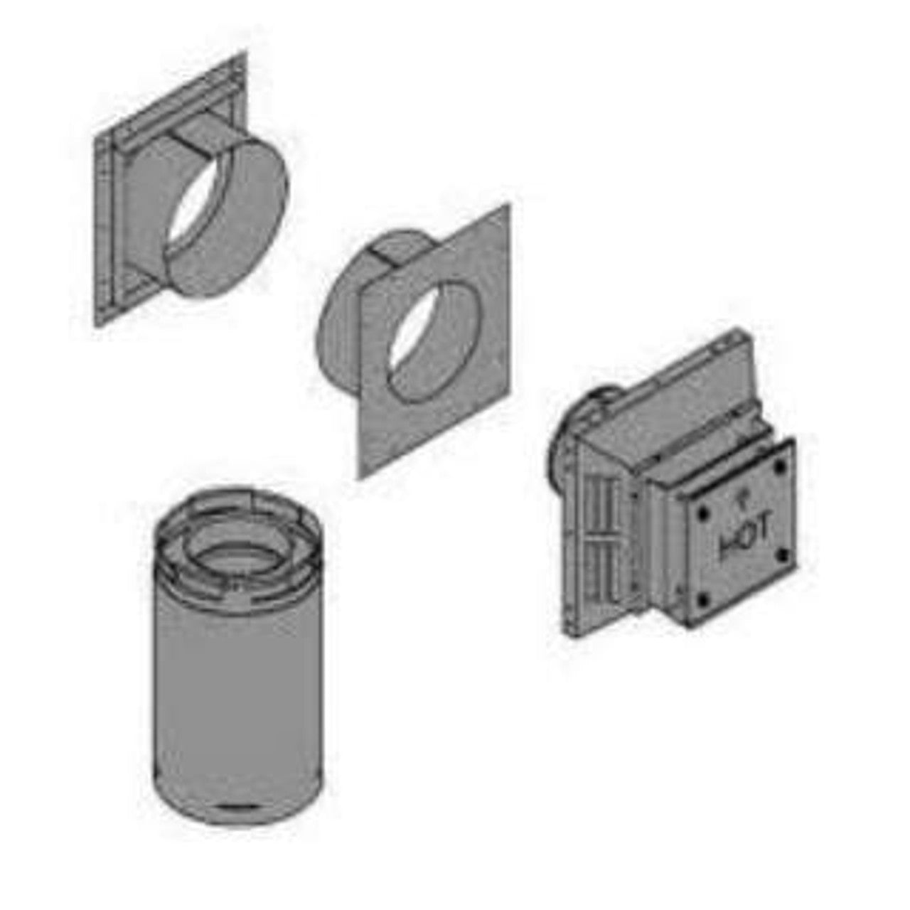 Empire Comfort Systems Dv Vent Kit For Rear Vent - Dvvk4Rp