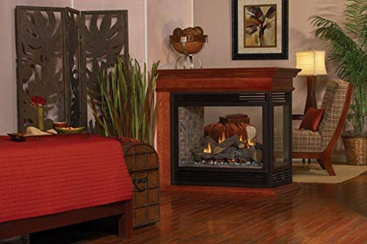 Empire Standard Peninsula Mantel Base - Cherry - Empbc