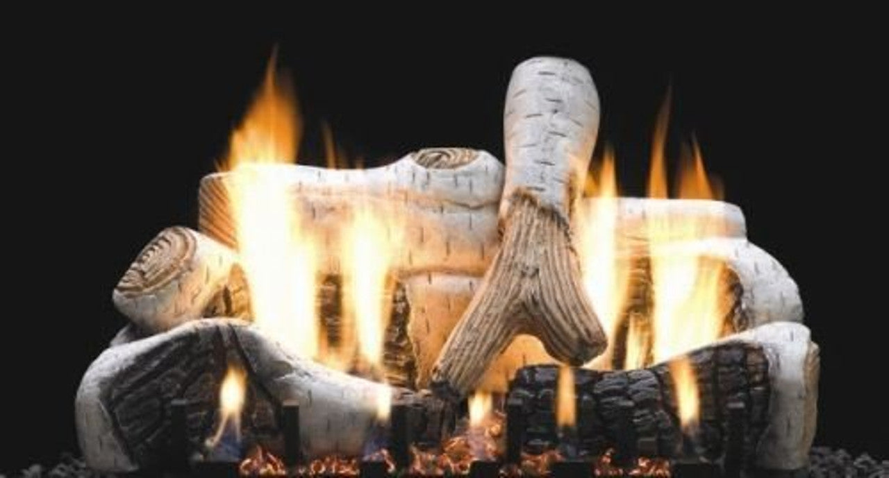 Empire Comfort Systems Birch 18" Ceramic Fiber 4 Piece Log Set- Logs Only - Ls18B2
