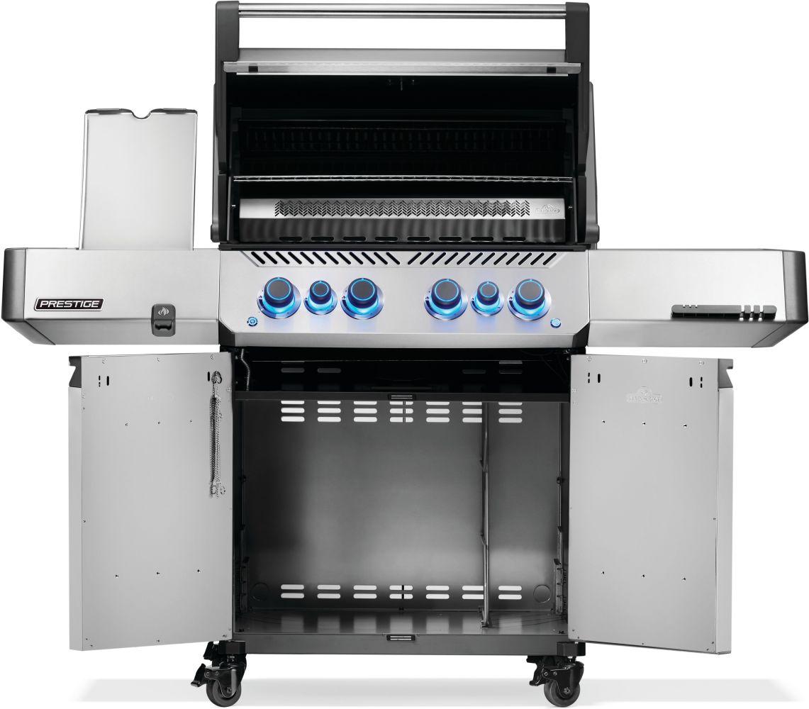 Prestige 500 NG Grill with Infrared Side and Rear Burners, SS