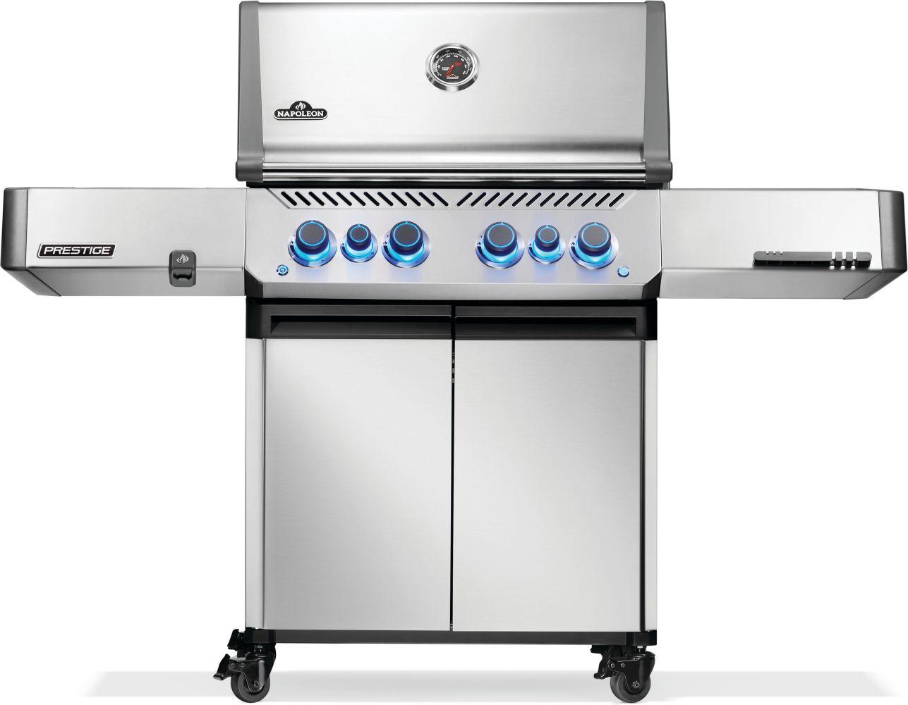 Prestige 500 NG Grill with Infrared Side and Rear Burners, SS
