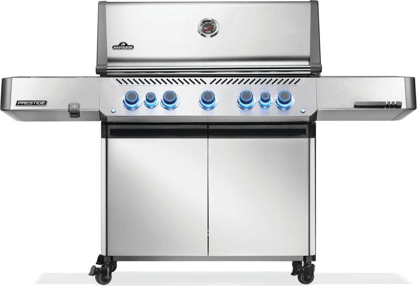 Napoleon Prestige 665 NG Grill with Infrared Side and Rear Burners, SS